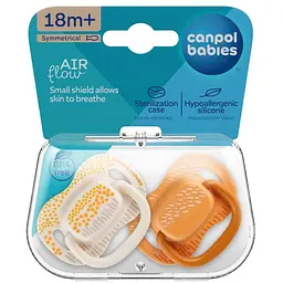 Пустушка силіконова Canpol babies Mountains симетрична 18+ місяців жовта 2 шт. (34/932_yel) - мініатюра 7