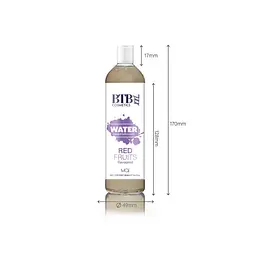Змазка на водній основі BTB Flavored Red Fruits з ароматом червоних фруктів (250 мл) - мініатюра 4