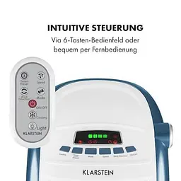 Мобільний кондиціонер вентилятор Klarstein Maxfresh 3-в-1 (10036141) - мініатюра 6