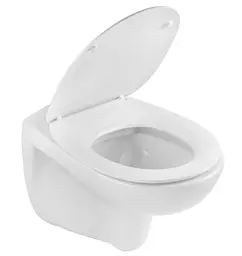 Унітаз підвісний безобідковий Kroner Oker WHI533536 RIMLESS з сидінням (KO533536WHIR) (CV033120) - мініатюра 3