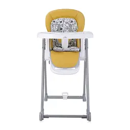Складаний дитячий стільчик для годування з народження Party Lemon Curry Leather Lorelli Жовтий - мініатюра 2