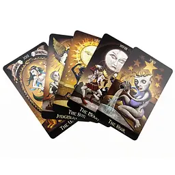 Карти Таро Tarot Deck Божевільного Місяця Deviant Moon Tarot 78 штук у комплекті 10 см - мініатюра 3
