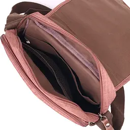 Містка чоловіча сумка з текстилю 15х32х8 см Vintage 15х32х8 см sum0021449 - мініатюра 4