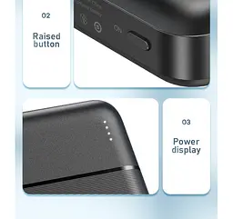 Універсальна мобільна батарея Remax Langgo RPP-166 20000mAh 2USB (2.1A) Чорний - мініатюра 7