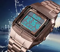 Спортивний годинник Skmei Illuminator Темне кофе - мініатюра 10