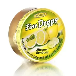 Льодяники драже Woogie Fine Drops лимон 200г - мініатюра 2