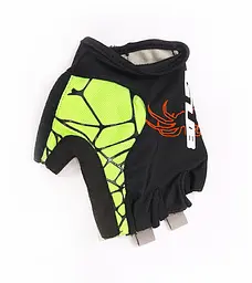 Велорукавиці GUB S036 з короткими пальцями XL Black-Light Green (G0000705)