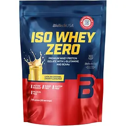 Протеїн BiotechUSA Iso Whey Zero 454 г Сatalan caramel cream