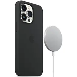 Оригінальний силіконовий чохол Apple Silicone Case MagSafe для iPhone 12 Pro Max Midnight (MHLG3ZM/A)
