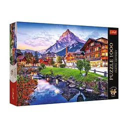 Пазл Trefl Premium Plus Альпійське село, Швейцарія 1000 елементів (5900511108545)