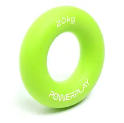 Еспандер кістьовий PowerPlay силіконовий PP-4324 Hand Grip Ring Medium 20 кг Зелений (PP_4324_20kg) - мініатюра 2