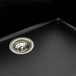 Кухонна мийка Platinum 7945 PARUANA матова Чорна (SP000039155) - мініатюра 3