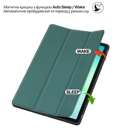 Чохол до планшета BeCover Flexible TPU Mate Samsung Galaxy Tab A11 SM-X133/X135 8.7" Dark Green (715586) - мініатюра 6