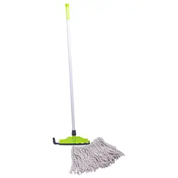 Швабра для підлоги з бавовняним мопом 122 см Household Cleaning Products HP-35015-31 - мініатюра 2