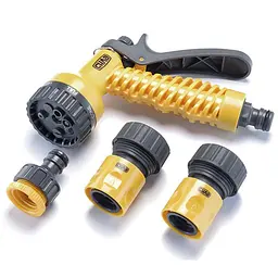 Набір для поливу Сила 1 пістолет x 1 адаптер 1/2" x 3/4" x 2 конектори 3/4" (у наборі 4шт) 551288