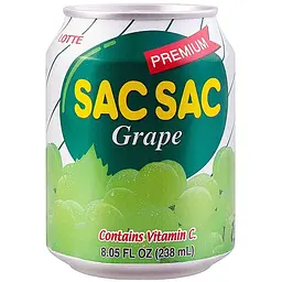 Напій Lotte Sac SAc Grape негазований соковмісний 238 мл