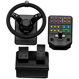 Ігрове кермо з педалями Logitech G Heavy Equipment Bundle Farm Sim Controller (945-000062) [79788] - мініатюра 2