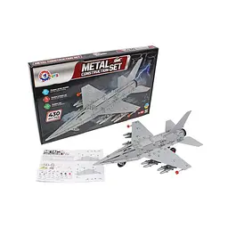 Дитячий металевий конструктор "Винищувач F16" 9598TXK 430 деталей - мініатюра 5