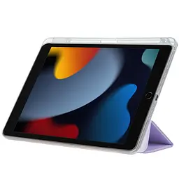 Чохол-книжка BeCover Ultra Slim Прозорий з кріпленням Apple Pencil для Apple iPad Air (4/5) 2020/2022 10.9 Пурпуровий - мініатюра 2