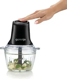 Подрібнювач, 500Вт, чаша-1000мл, скло, чорний Gorenje kuh0014977 - мініатюра 4