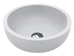 Умивальник Miraggio MARK 375 (0002679) Mirasoft, Матовий, Накладний, Білий