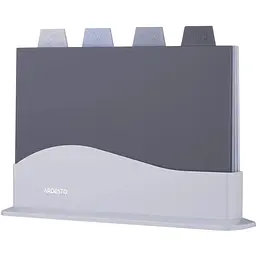 Набір кухонних дошок Ardesto Fresh на підставці 4 шт. пластик (AR1404GB)