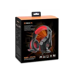 Навушники REAL-EL GDX-7575 Black-Red - мініатюра 12