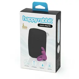 Ерекційне кільце+сумочка для зберігання Happy Rabbit Cock Ring Kit (2 Piece) - мініатюра 5
