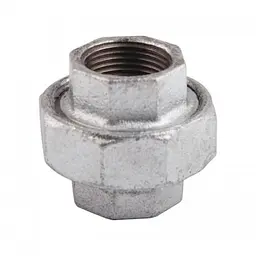 Згін американка прямий оцинкований чавун 1 1/2"х1 1/2" ВВ DN40 30412