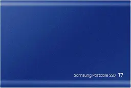 Зовнішній SSD накопичувач Samsung T7 1 TB Indigo Blue (MU-PC1T0H/WW) [84789] - мініатюра 4