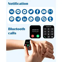 Розумний годинник Ruimen сумісний з телефонами iPhone/Android 1.85 - мініатюра 2