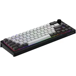 Клавіатура Hator Skyfall 65 Pro Aurum Vanila Silent RGB Wireless/Bluetooth/USB UA Grey/Black (HTK4160UA) - мініатюра 5
