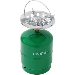 Газовий балон Voltronic GL-7.2 + пальник 20354 Green (GB/GL-7.2G) [149933]