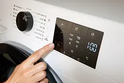 Пральна машина Gorenje фронтальна, 8кг, 1400, A+++, 55см, дисплей, пар, інвертор, білий (WNEI84BS) - мініатюра 14