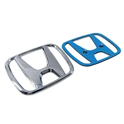 Емблема решітки задня Honda Хром 140x113 мм Пластик на скотчі (Завод) - мініатюра 2