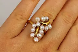 Кільце Xuping Jewelry Гроно велике р 18 золотисте - мініатюра 4