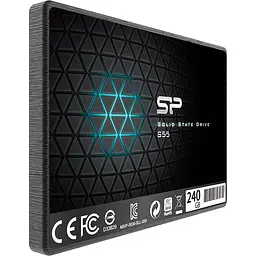 Накопичувач SSD Silicon Power Slim S55 2.5" SATAIII TLC 240GB (SP240GBSS3S55S25) - мініатюра 2