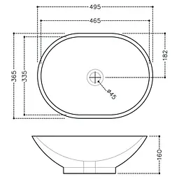 Умивальник Jaquar Solo 37x50 SLS-WHT-6901, Білий - мініатюра 2