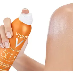 Сонцезахисний зволожуючий водостійкий спрей-вуаль Vichy Capital Soleil SPF 50 200 мл (M8074222) - мініатюра 3
