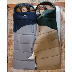 Спальник з капюшоном Naturehike Sunny Day PL02 U450 CNK2550WS028 Blue Navy [6977465868428] [146772] - мініатюра 9