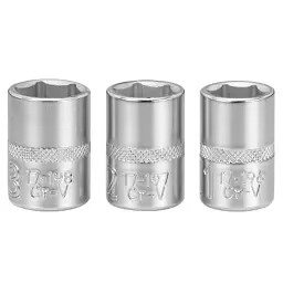 Набір торцевих головок Stanley торцевих 1/4" Maxi Drive, із шестигранним профілем, 3 шт: 11, 12, 13 мм. (FMMT17092-0) - мініатюра 3