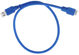 Кабель Ritar Micro Usb 3.0 для жорстких дисків зовнішніх здвоєний широкий 1 метр - мініатюра 2