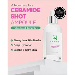 Сироватка для обличчя з керамідами Ample:N Ceramide Shot Ampoule 30 мл - мініатюра 3