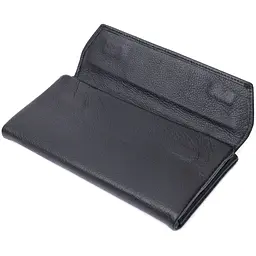 Жіноче портмоне з блоком для карт з натуральної шкіри ST Leather 22698 чорне - мініатюра 7