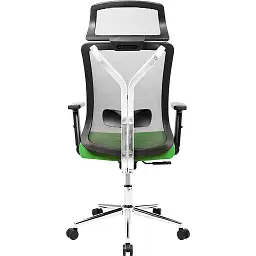 Офісне крісло GT Racer X-W80, чорно-зелене (X-W80 Black/Green) - мініатюра 4