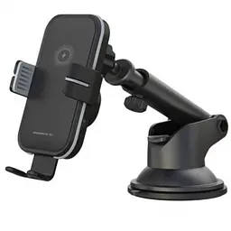 Тримач XO WX-027 Wireless Charger 15W Black - мініатюра 2