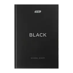 Щоденник шкільний ZiBi BLACK А5, 40аркушів, тверда обкладинка, скоба (ZB.13760-01)