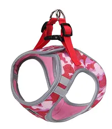 Шлея Croci Hiking Reflective, M (41-46 см), рожевий (C5081545) - мініатюра 2