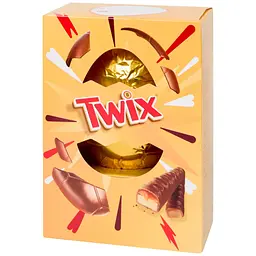 Шоколадне великоднє яйце Twix з батончиком 170 г (5000159604611)