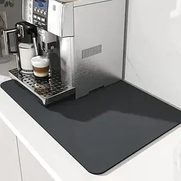 Килимок для сушіння посуду PVC Mat 40 × 30 × 0.4 см синій, бежевий, сірий - мініатюра 3